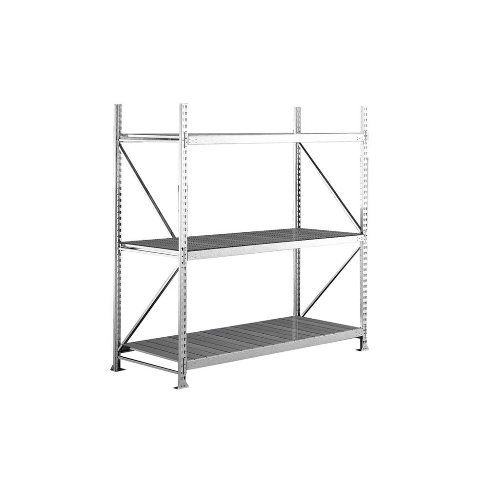 2.700 mm platelage en treillis métallique pour rack à palettes PR15000 /  profondeur 1.100 mm / capacité de charge 4.500 kg